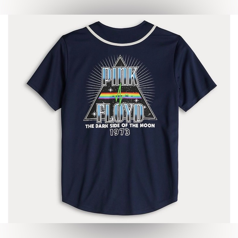 Pink Floyd 'The Dark Side of the Moon' Tour ‘73  Baseball Jersey- Size Large New